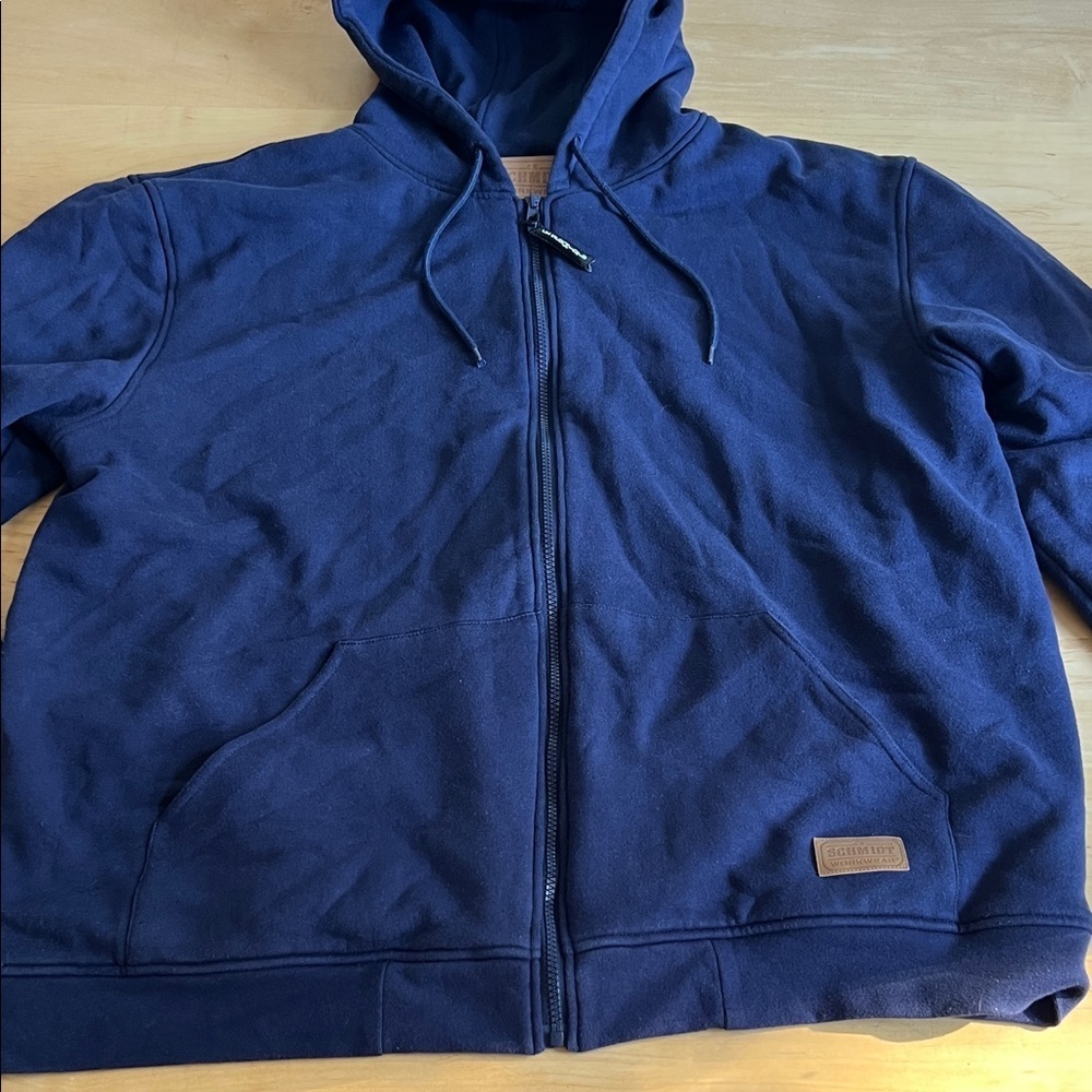 Men's Navy Blue Hoodie Jacket
